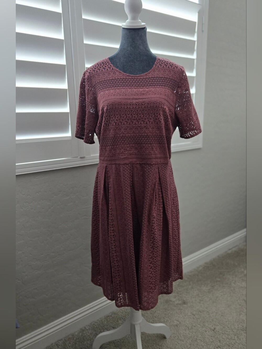 Vero Moda VMHoney Lace Pleated S/S Dress